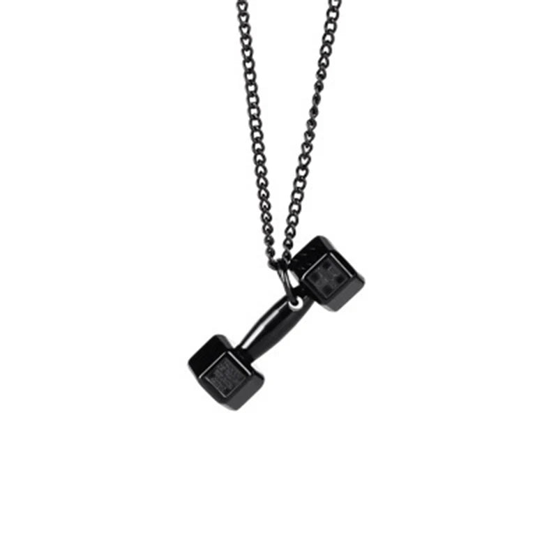 Car Accessories Pendant Mini Dumbbell  Metal Auto Rear View Mirror Decoration Hanging Pendant Interior Ornament Creative Gifts