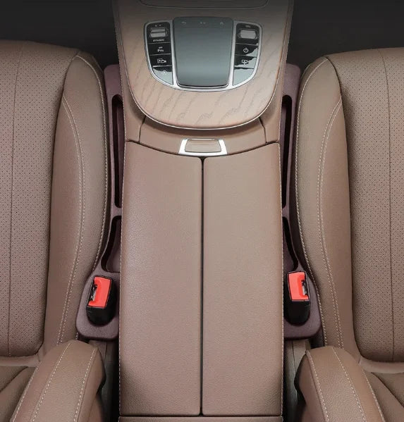 2Pcs Car Seat Gap Filler Organizer PU Universal Car Seat Gap Anti-leak Stopper Strip Slot Seat Gap Storage Organizer Accessories
