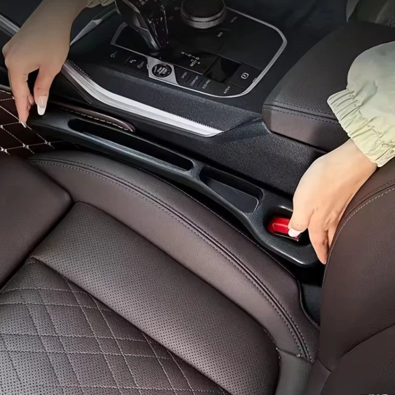 2Pcs Car Seat Gap Filler Organizer PU Universal Car Seat Gap Anti-leak Stopper Strip Slot Seat Gap Storage Organizer Accessories