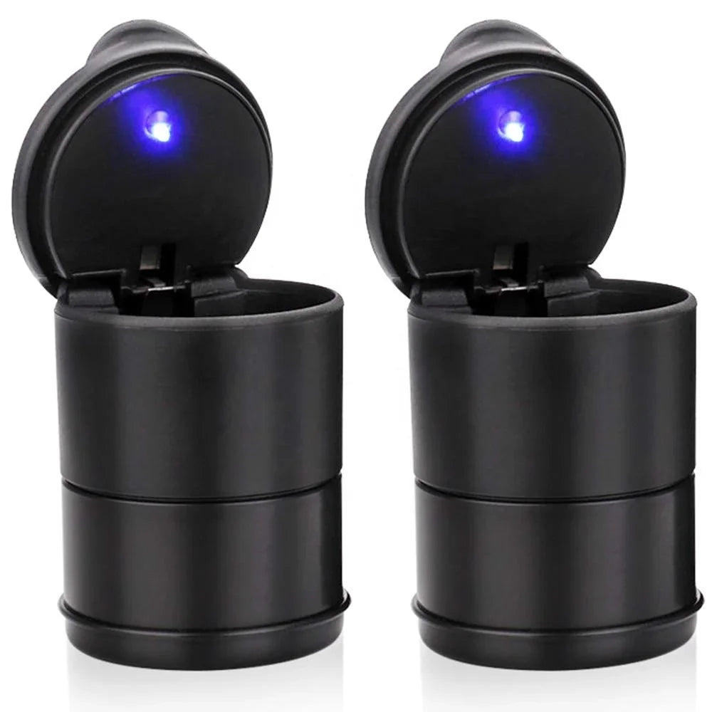 Portable Car LED Ashtray Universal Auto Ashtray Cigarette Ash Holders Cup Car Interior Decor Auto Accessories Interior