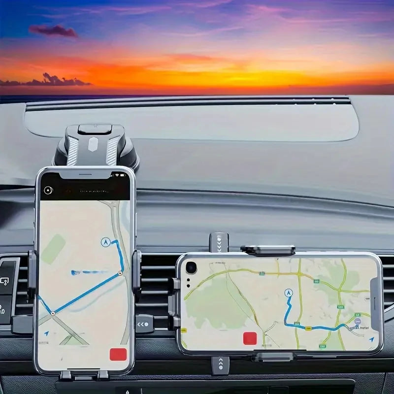 New Car Phone Holder Universal Car Foldable Rotatable GPS Phone Stand Air Vent Mounts Auto Interior Accessories Car Bracket