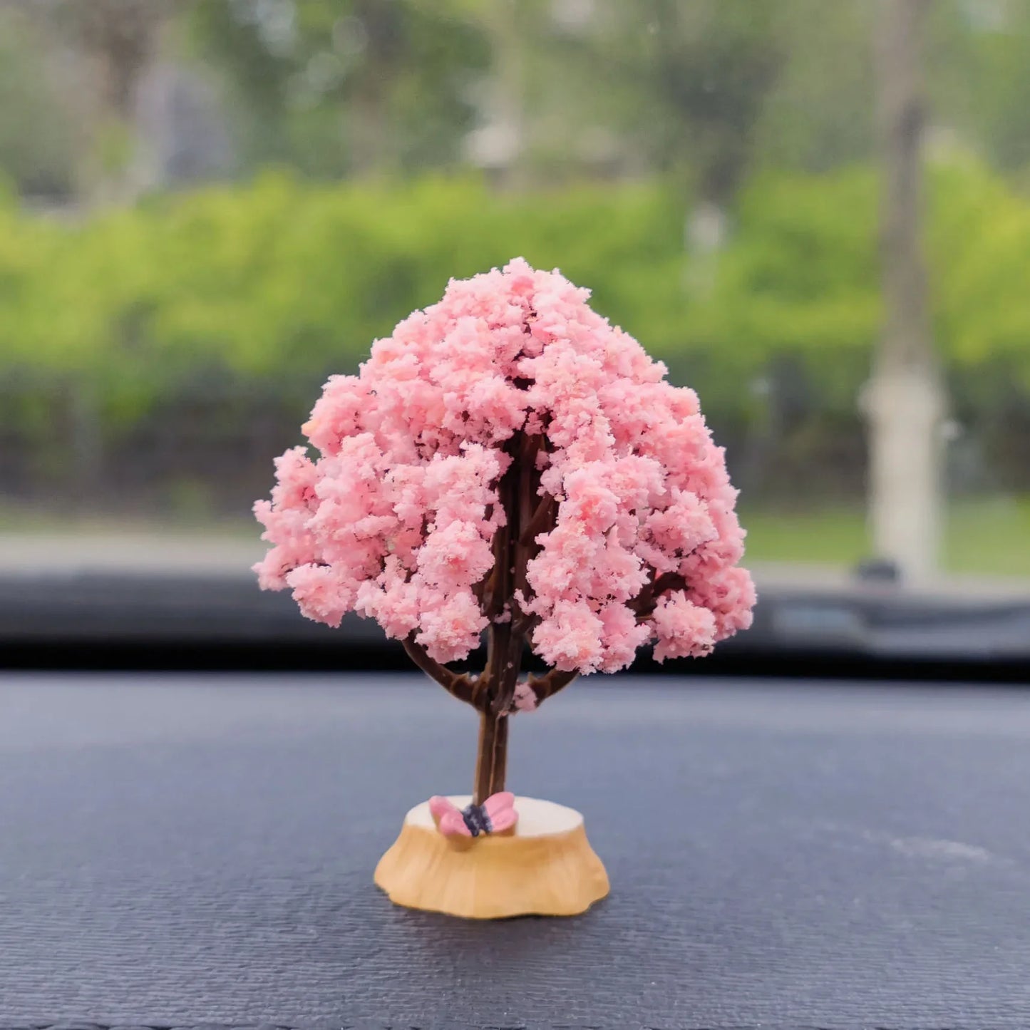 Car Mini Interior Decoration Simulation Flower Tree Accessories Creative Cars Cute Center Console Ornaments Accesorios Para Auto