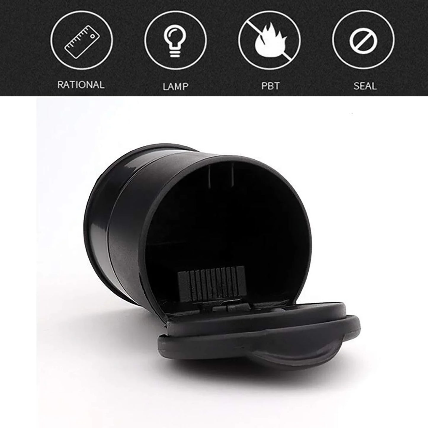 Portable Car LED Ashtray Universal Auto Ashtray Cigarette Ash Holders Cup Car Interior Decor Auto Accessories Interior